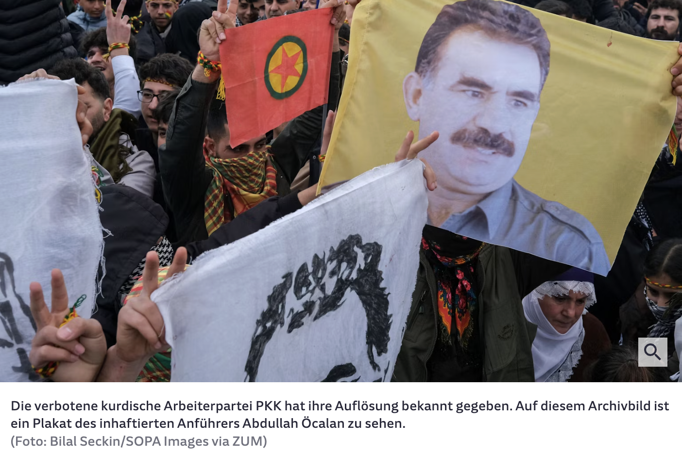 süddeutsche zeitung - konflikt mit der türkei: pkk kündigt auflösung an