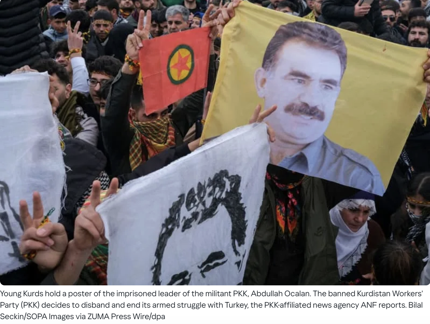 yahoo news - kurdish militant group pkk plans to disband, end conflict with turkey