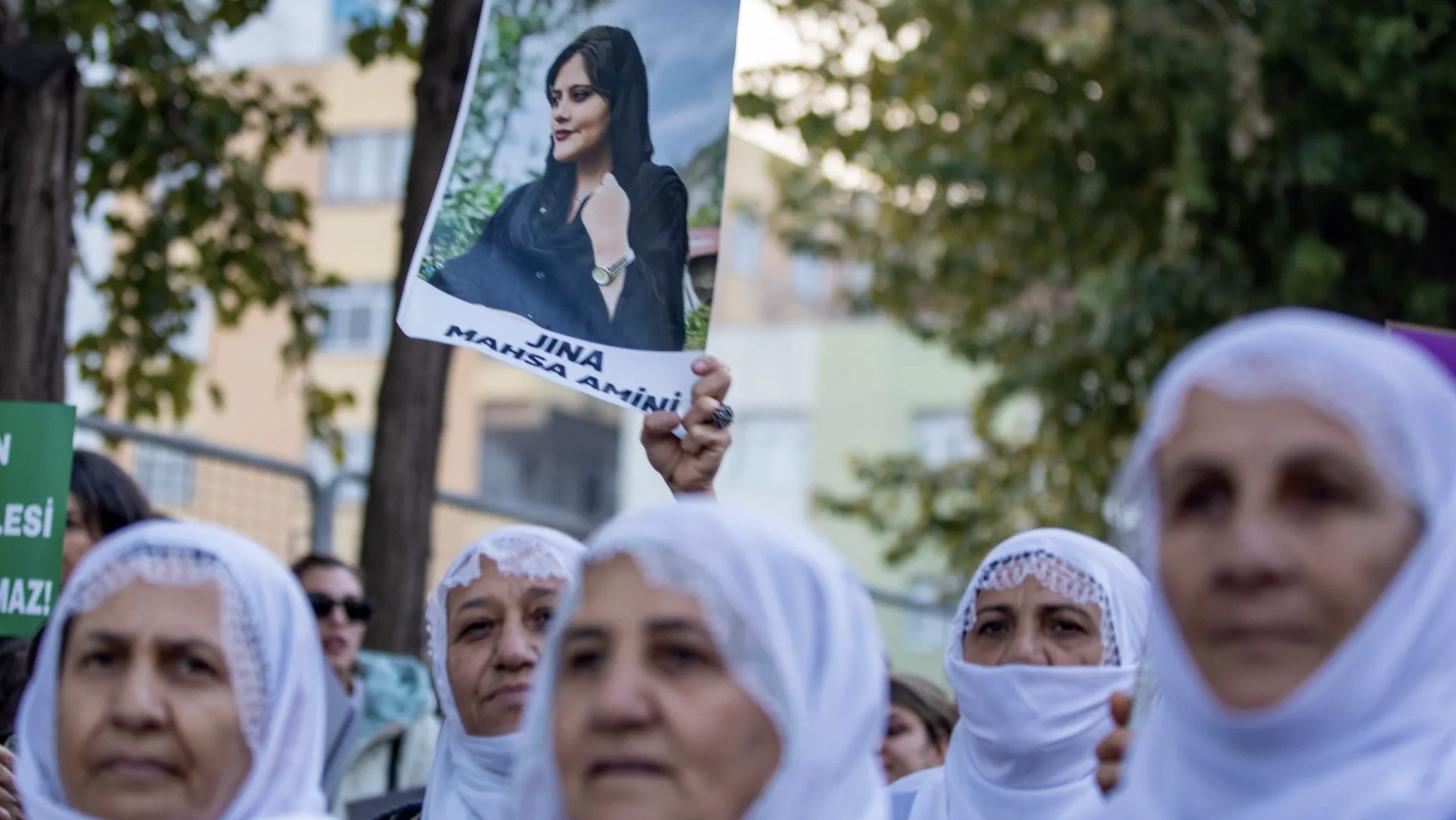 t-online - frau zeigt Plakat – jetzt soll sie hingerichtet werden